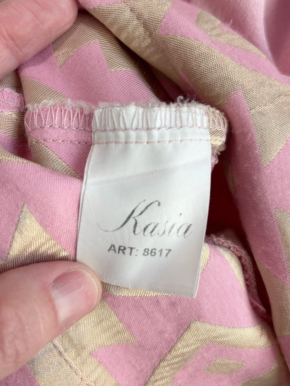 Anthropologie KASIA Ariadne Grecian Inspired Shorts Pink and Gold Pattern Small